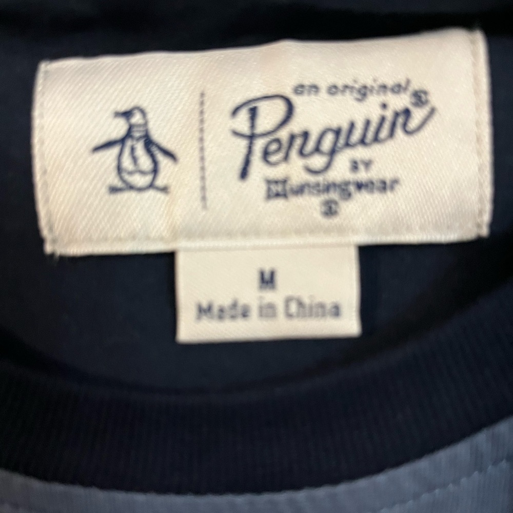 Original Penguin Two Tone Short Sleeve Casual T-Shirt Sz M - Picture 4 of 6